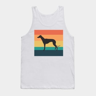 Greyhound Dog Vintage Sunset Tank Top